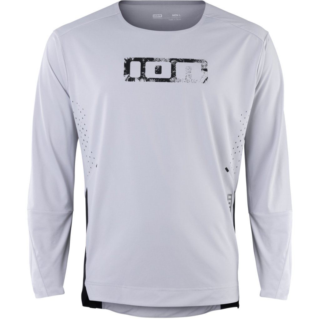ION Bike Scrub AMP BAT Long Sleeve Jersey Men - Grey Dusk