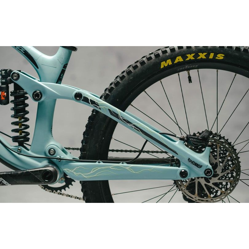 DYEDBRO Frame Protection Kit - Lightning - yellow matte