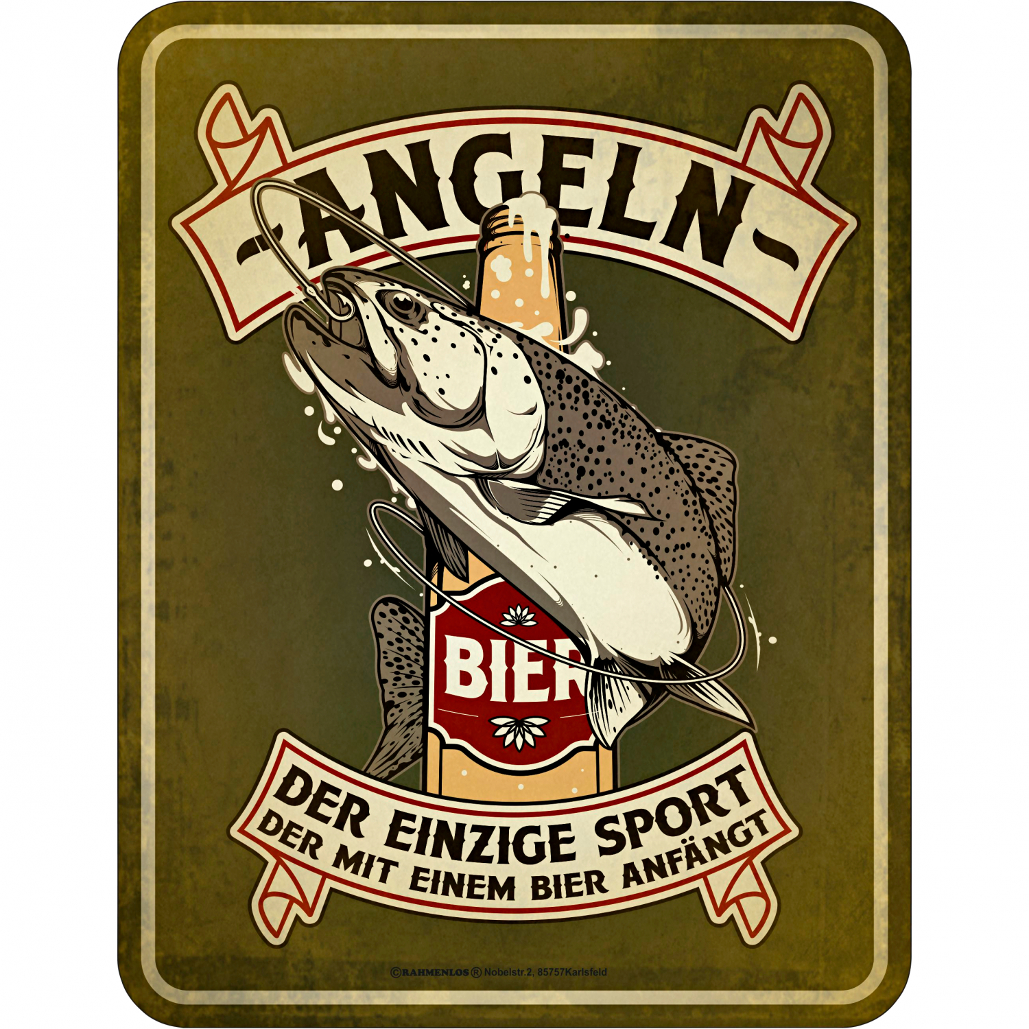 Rahmenlos Metal Plate (Angeln)