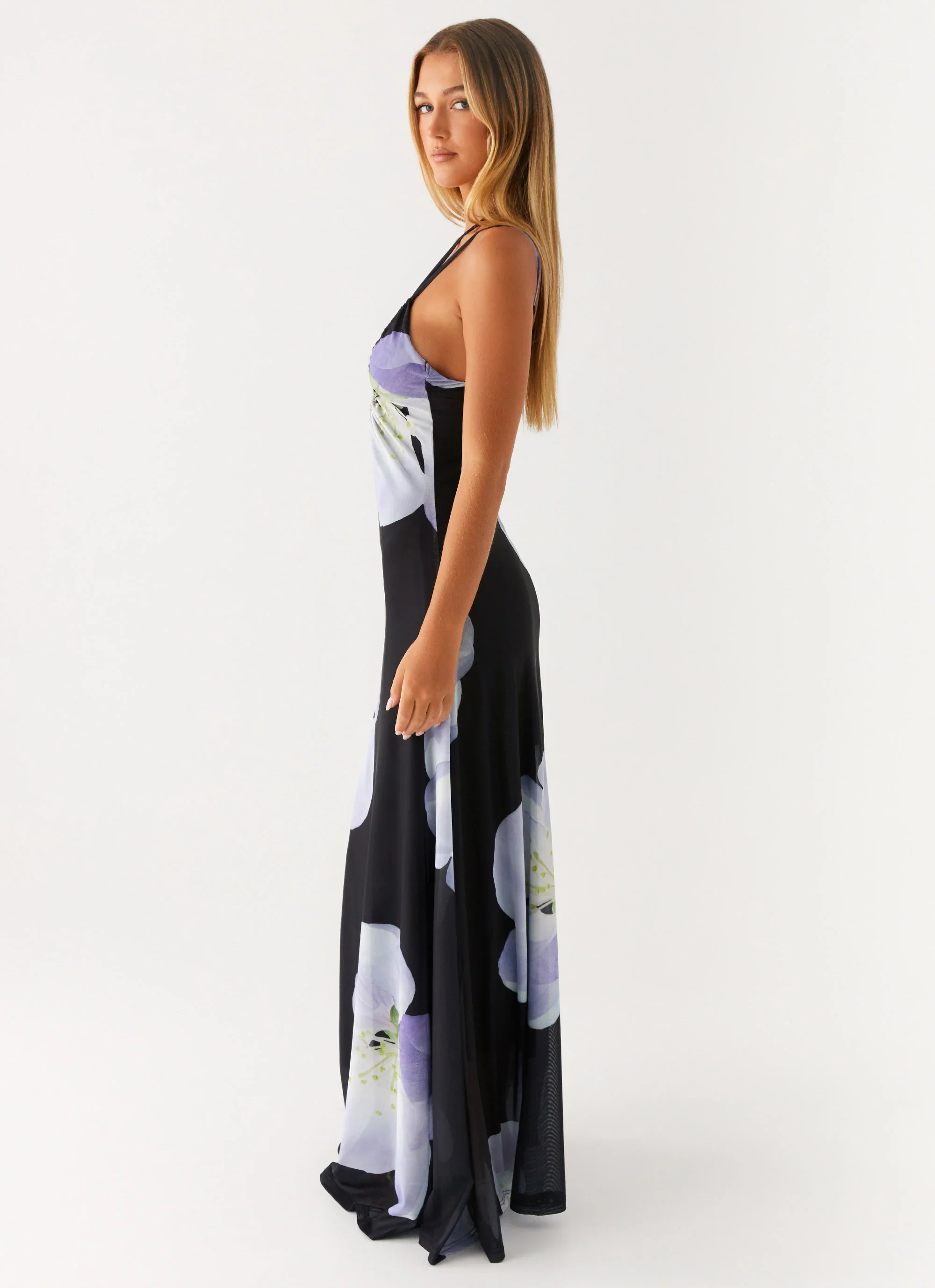 Enrika Maxi Dress - Flower Print