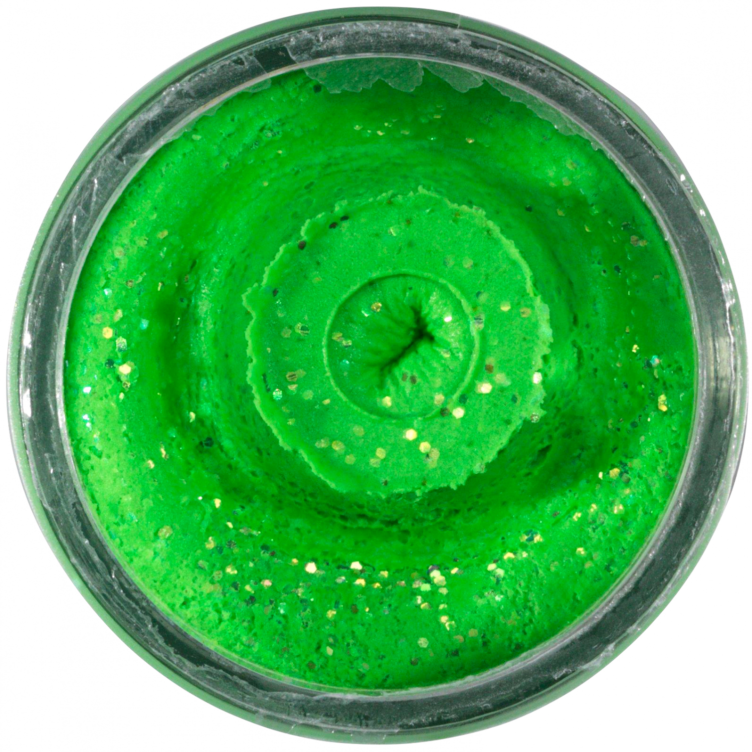 Berkley PowerBait® Natural Glitter Trout Bait (Garlic Spring Green Glitter)
