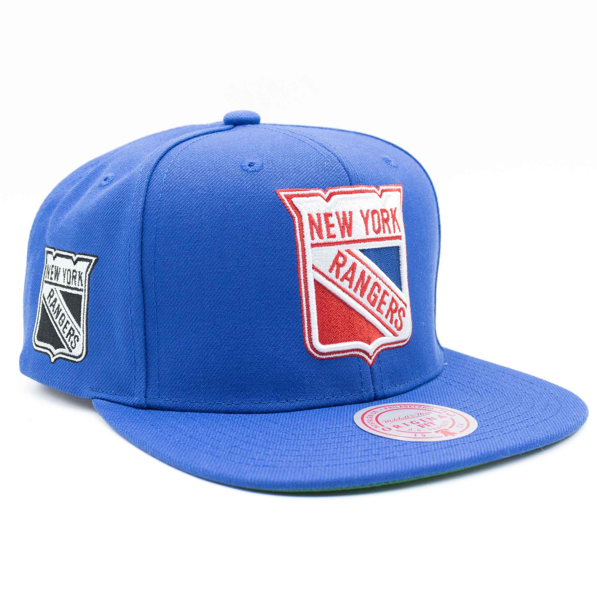 New York Rangers Flip Mitchell & Ness Snapback NHL Cap Blue