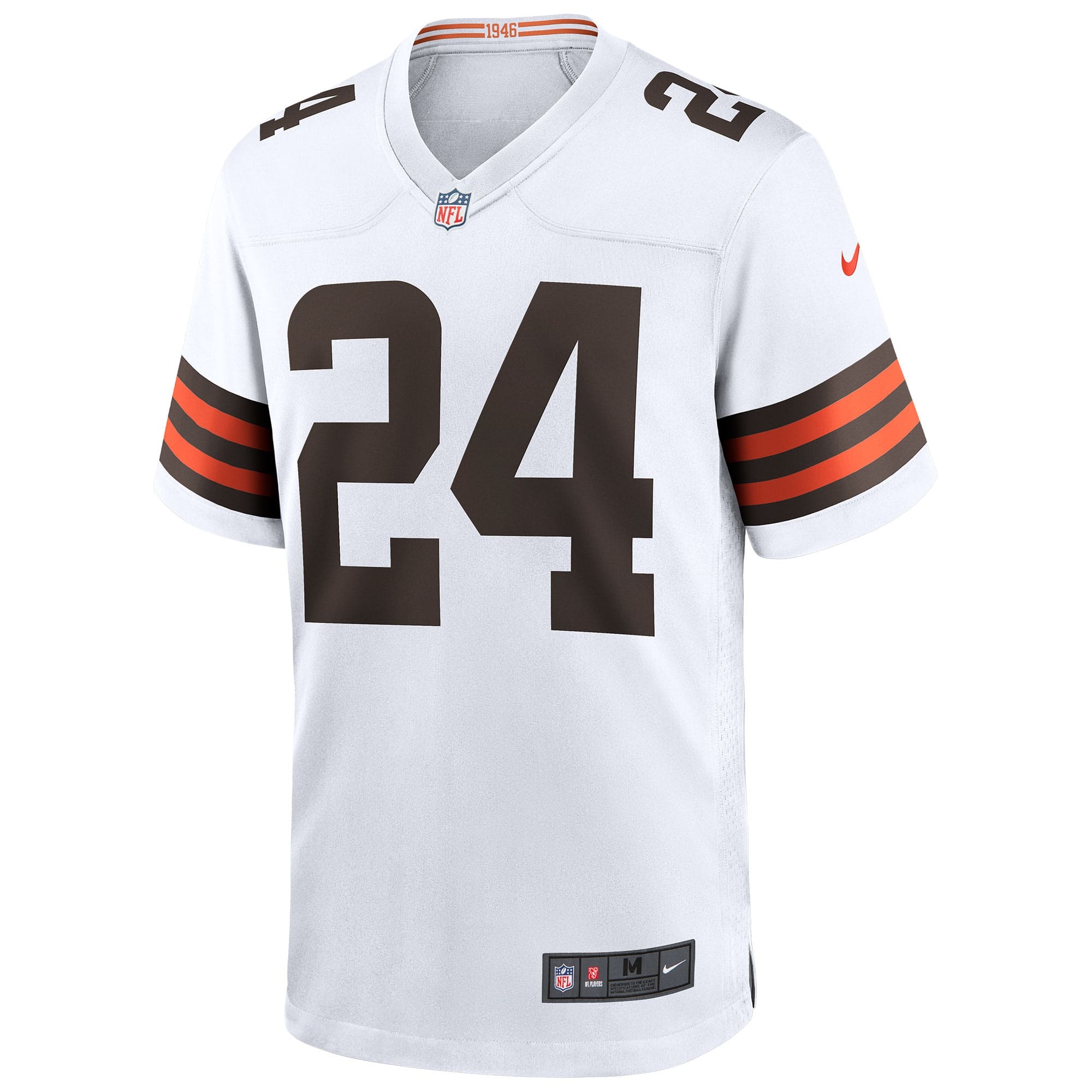 Nick Chubb #24 Cleveland Browns Nike Game NFL Football Jersey White
