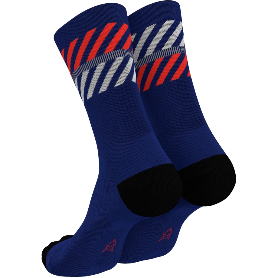 INCYLENCE Merino Light Lanes Socks - Navy Inferno