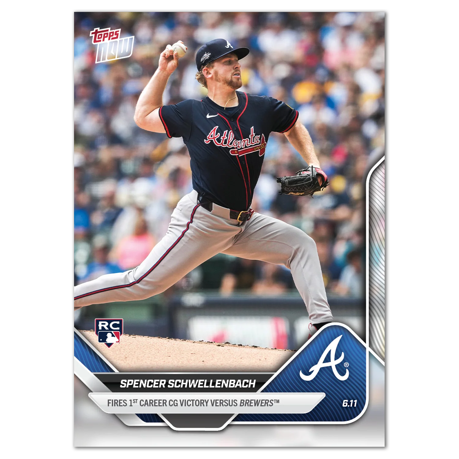 Spencer Schwellenbach - 2025 MLB Topps NOW® - Card 287