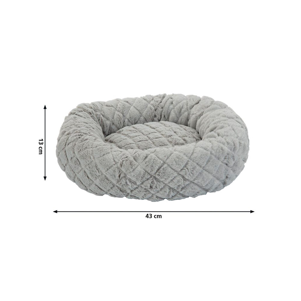 Beeztees Cat Bed Levisa - Beige - 43 x 43 x 13 cm