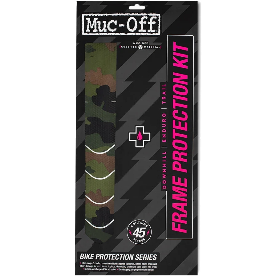 Muc-Off Frame Protection Kit DH/Enduro/Trail - camo black/green