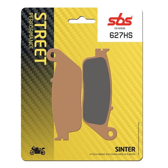 SBS 627HS Sinter Metal Front Brake PadsRef : 627HS / 627070