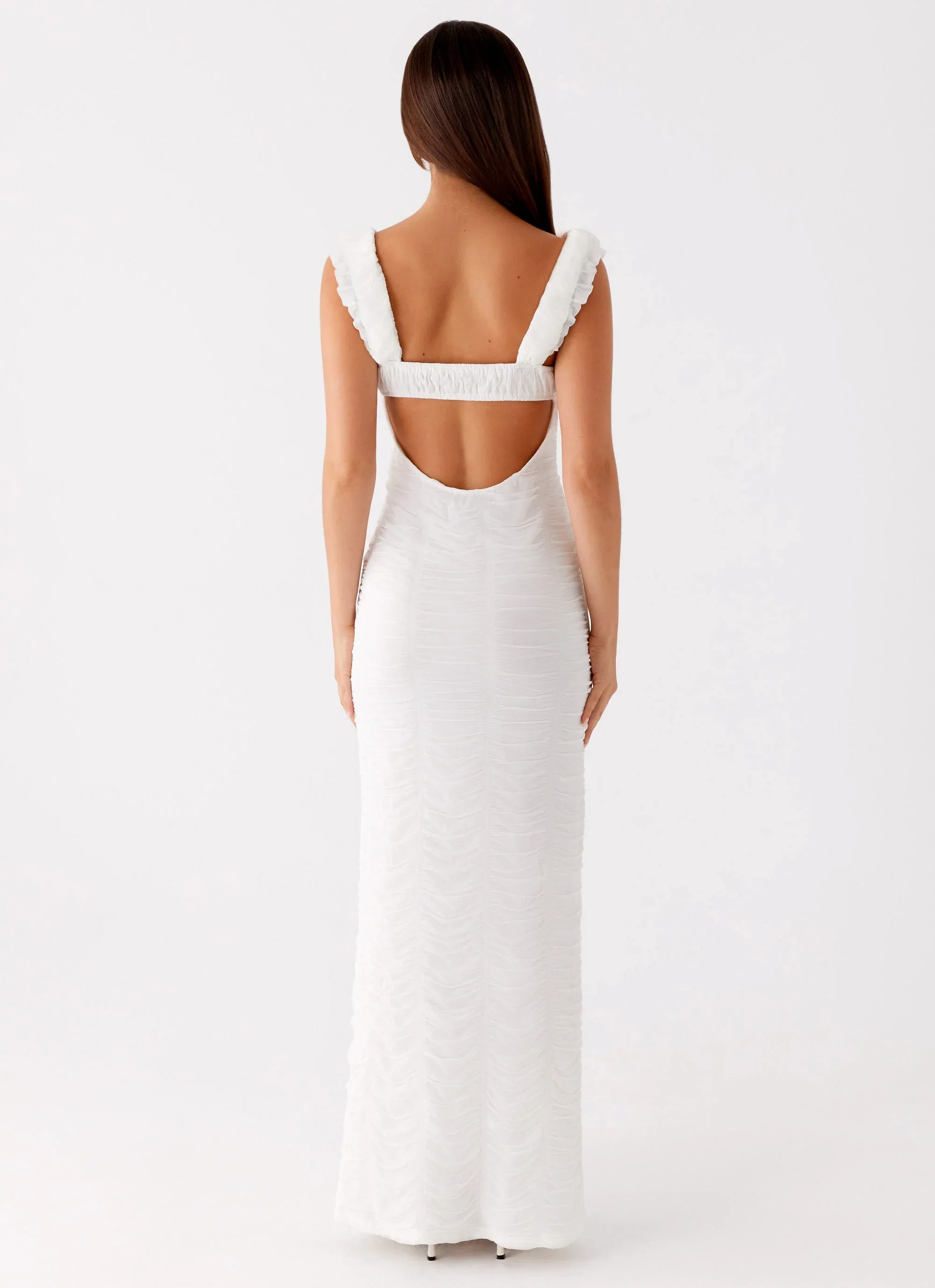 Senses Midi Dress - White