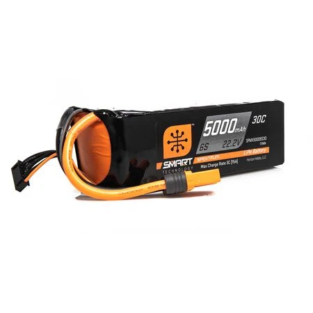 SPMX50006S30 5000mAh 6S 22.2V Smart LiPo 30C; IC5