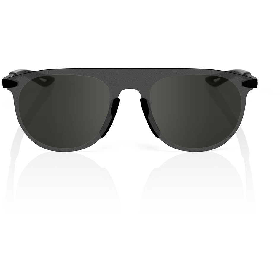 100% Legere Coil Glasses - Soft Tact Black - Smoke