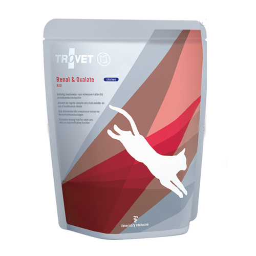 TROVET Renal & Oxalate RID Cat - 12 x 85g Pouches