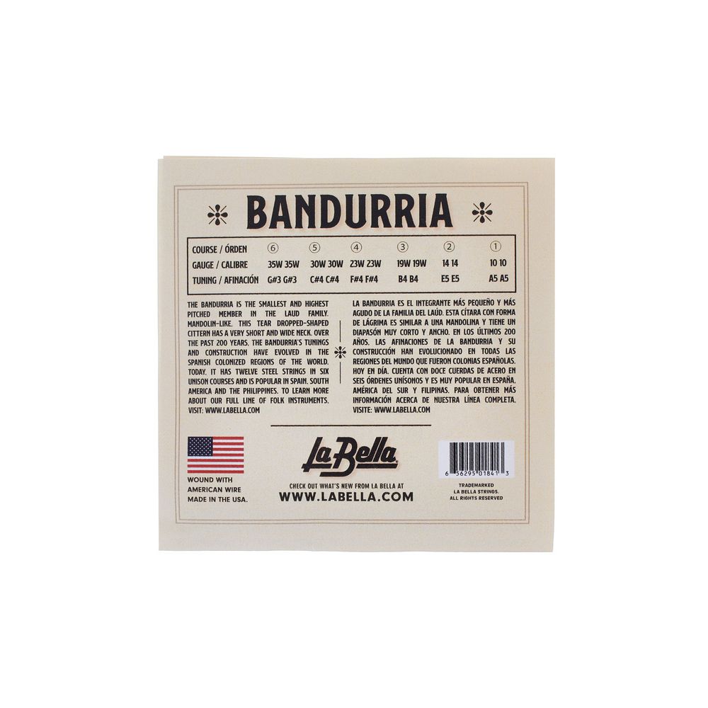 La Bella MB550 Bandurria Strings – Thomann Ireland