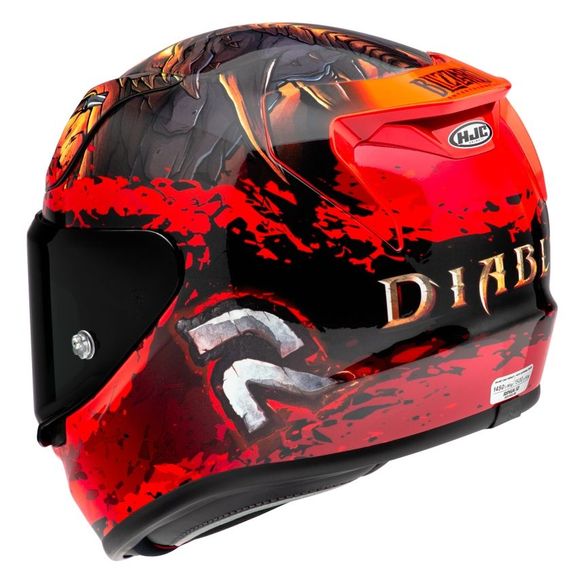 Casque intégral HJC RPHA 12 - DIABLO BLIZZARD - Noir / RougeRef : HJ1288