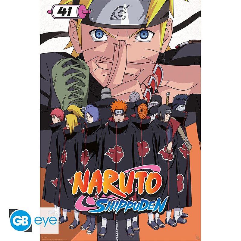 NARUTO SHIPPUDEN Poster Maxi 91.5x61 Manga cover
