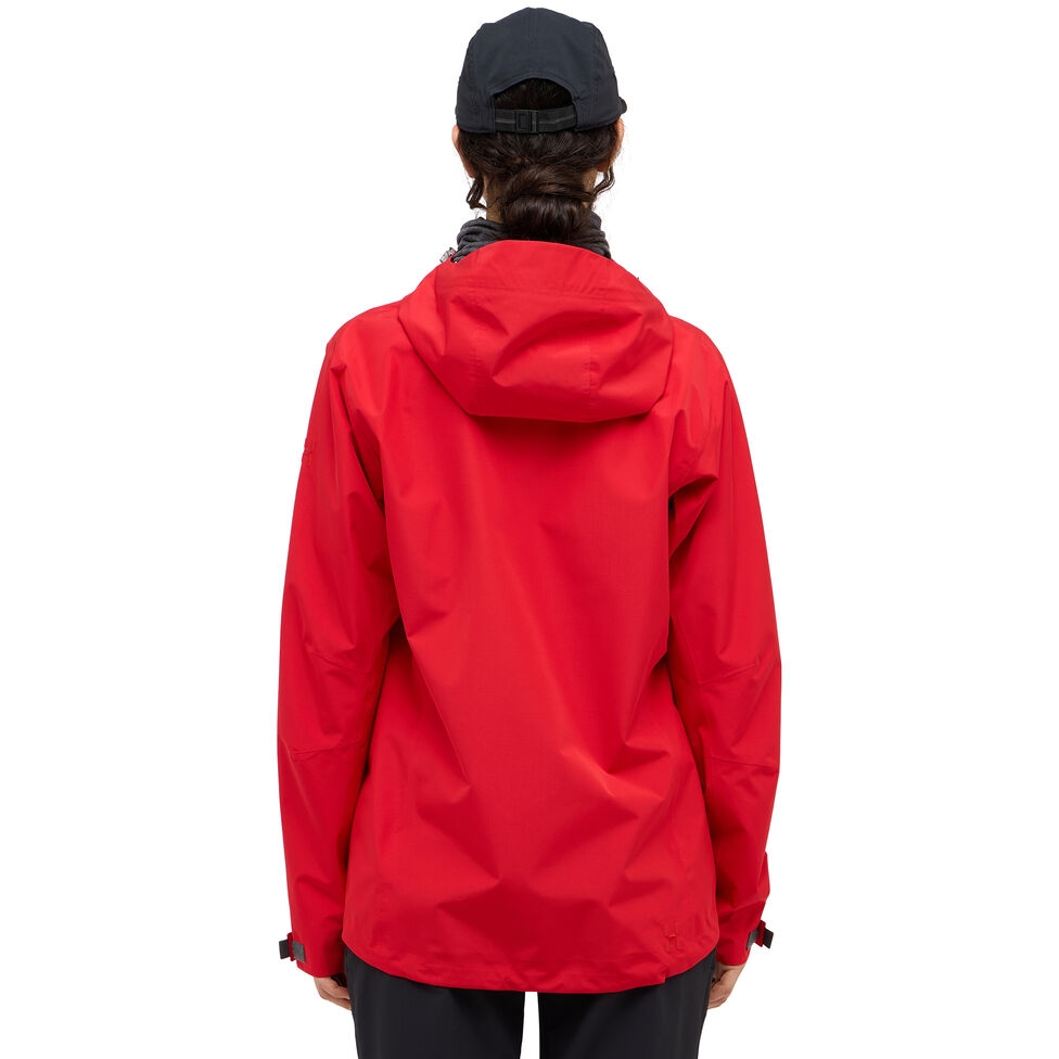 Haglöfs Rosson Proof Rain Jacket Women - bright red 5RA