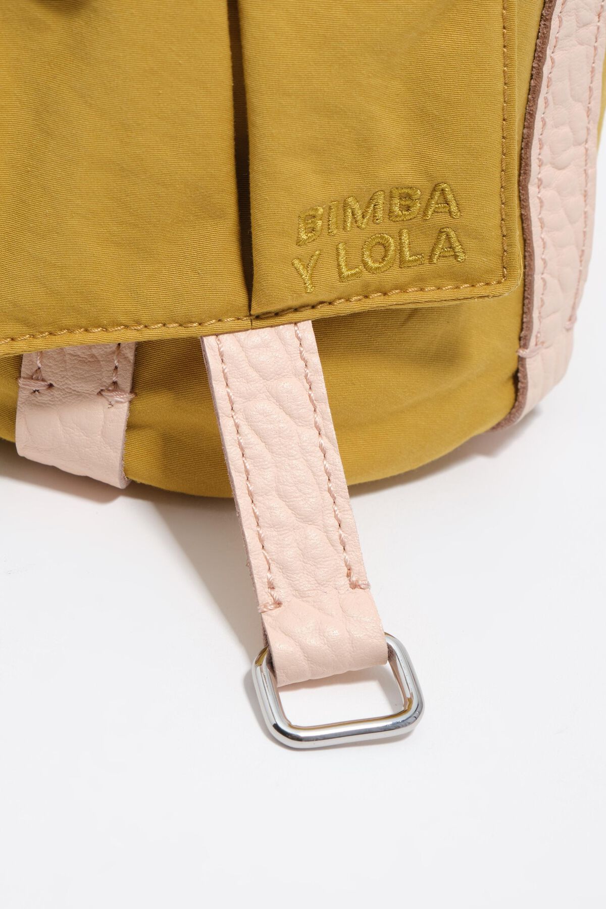 Small oil nylon bucket bag