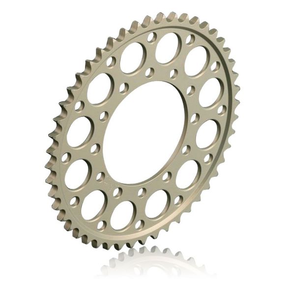 Couronne Renthal Ultra light Anodise Anti boue 50 dentsRef : 492046 / 1042002