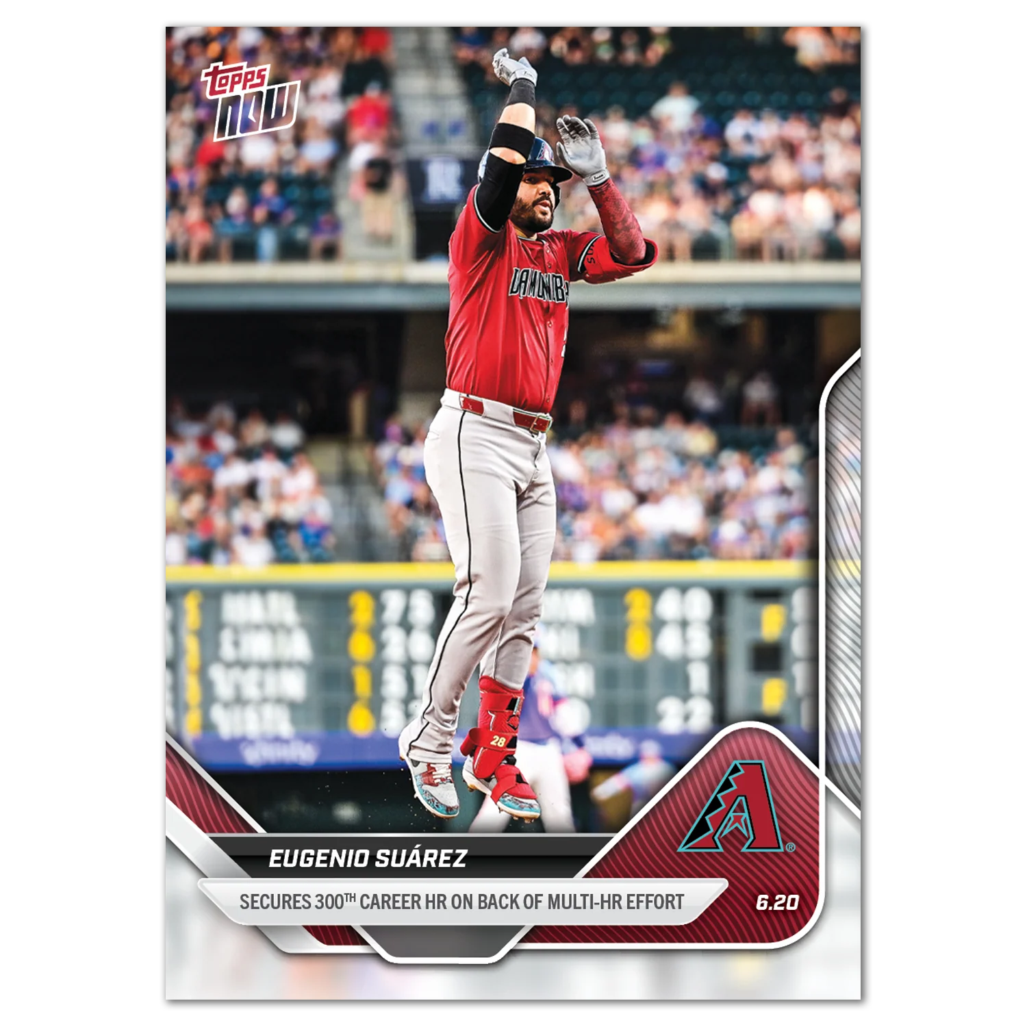 Eugenio Suárez - 2025 MLB Topps NOW® - Card 329