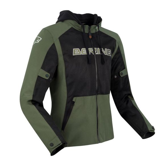 Bering Spirit - Black / Green Motorcycle JacketRef: BR1263