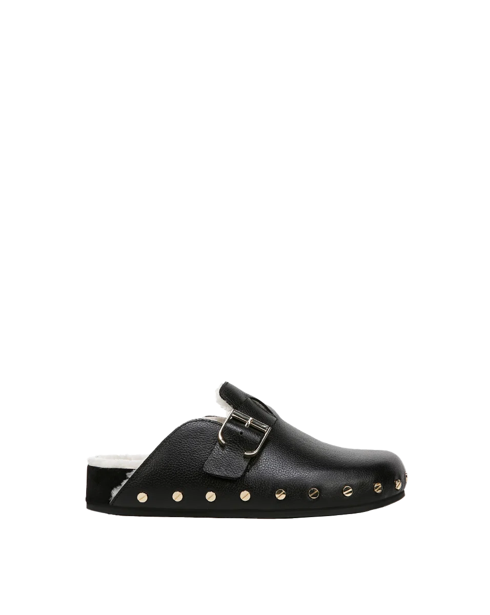 Fern Shearling Clog