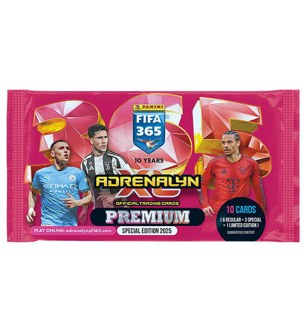 Panini FIFA 365 2025 Adrenalyn XL - PREMIUM Box With 10 Boosters