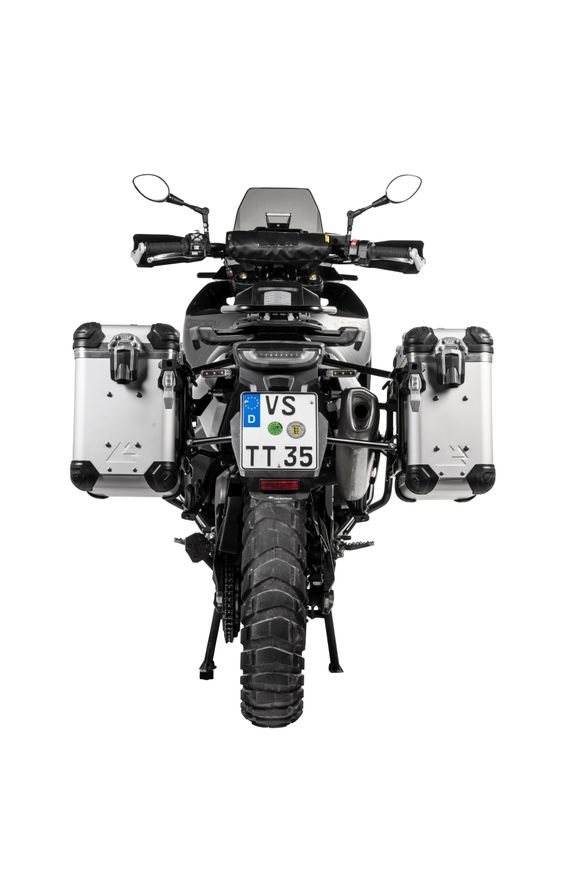 Touratech suitcase Complete kit ZEGA Evo 31/38 - Black support included - Gray anodizedRef: Trt01860A / 01-414-6881-0