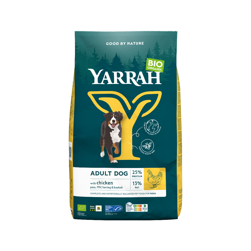 Yarrah Dry Dog Food with Chicken Bio - 15kg