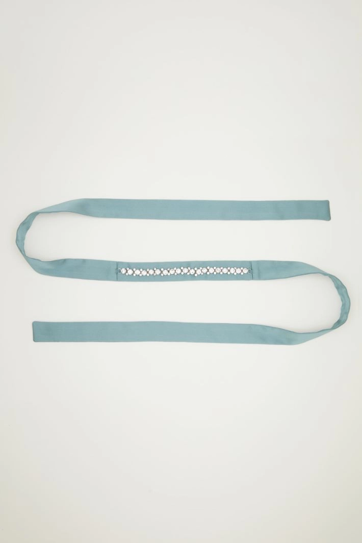 Jewelled belt - GREEN