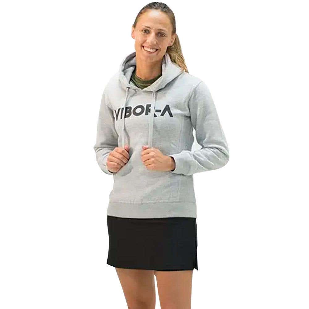 GRAY VIBOR-A ROCA AFRICANA HOODED SWEATSHIRT