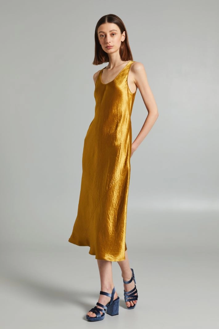 Slip dress with U-neckline - OCHRE