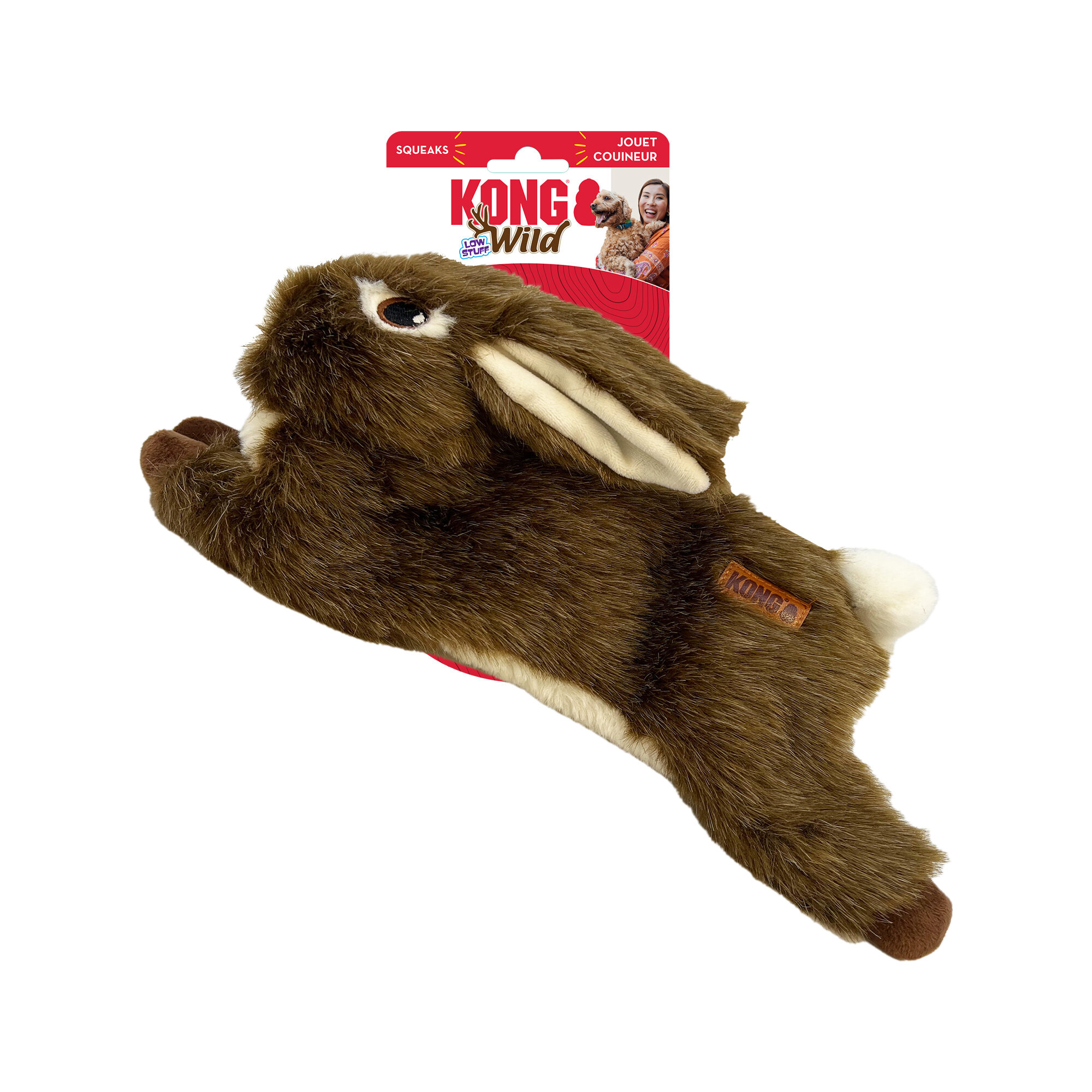 KONG Wild Low Stuff - Fox