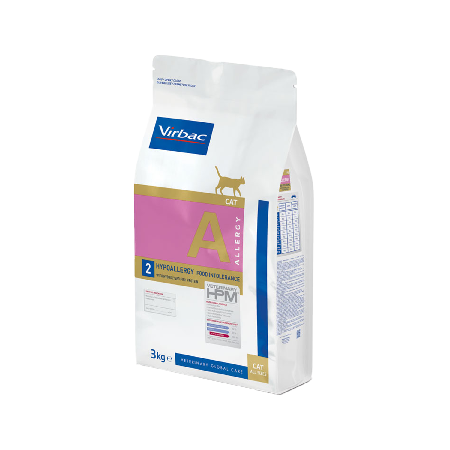 HPM Veterinary Dietetic Cat - Hypoallergy Insect - 3 kg