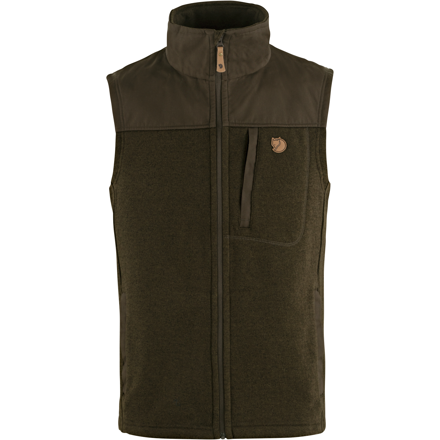 Singi Buck Fleece Vest M Men (Dark Olive)