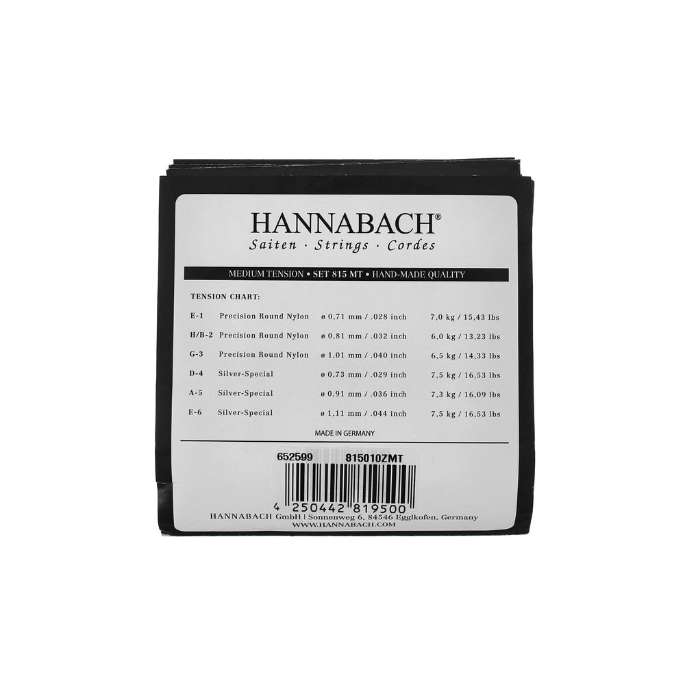 Hannabach 815 MT 10 String Classic Set – Thomann Ireland
