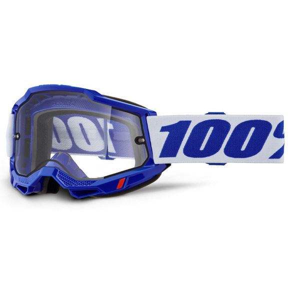 Masque cross 100% ACCURI 2 ENDURO MOTO - Clair 2025 - BleuRef : CE1467 / 50015-00007