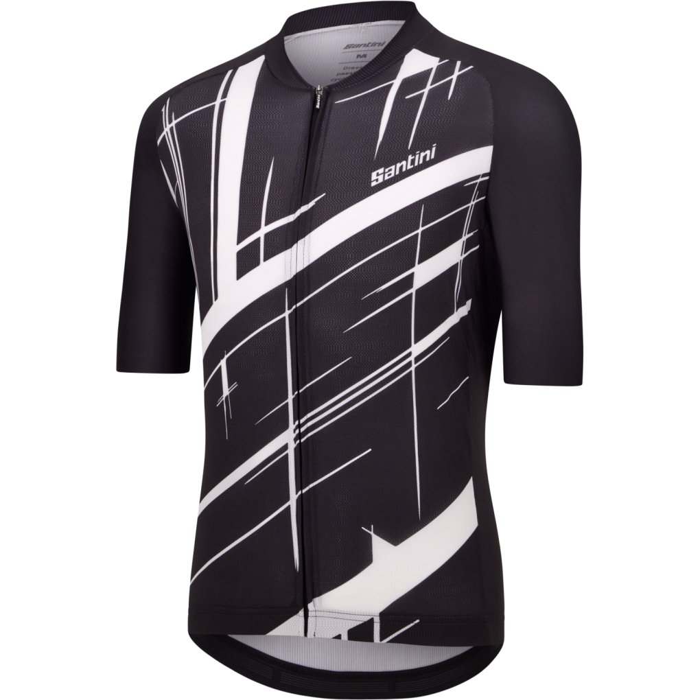 Santini Sketch Short Sleeve Jersey Men AS94075CSKETC - black NE