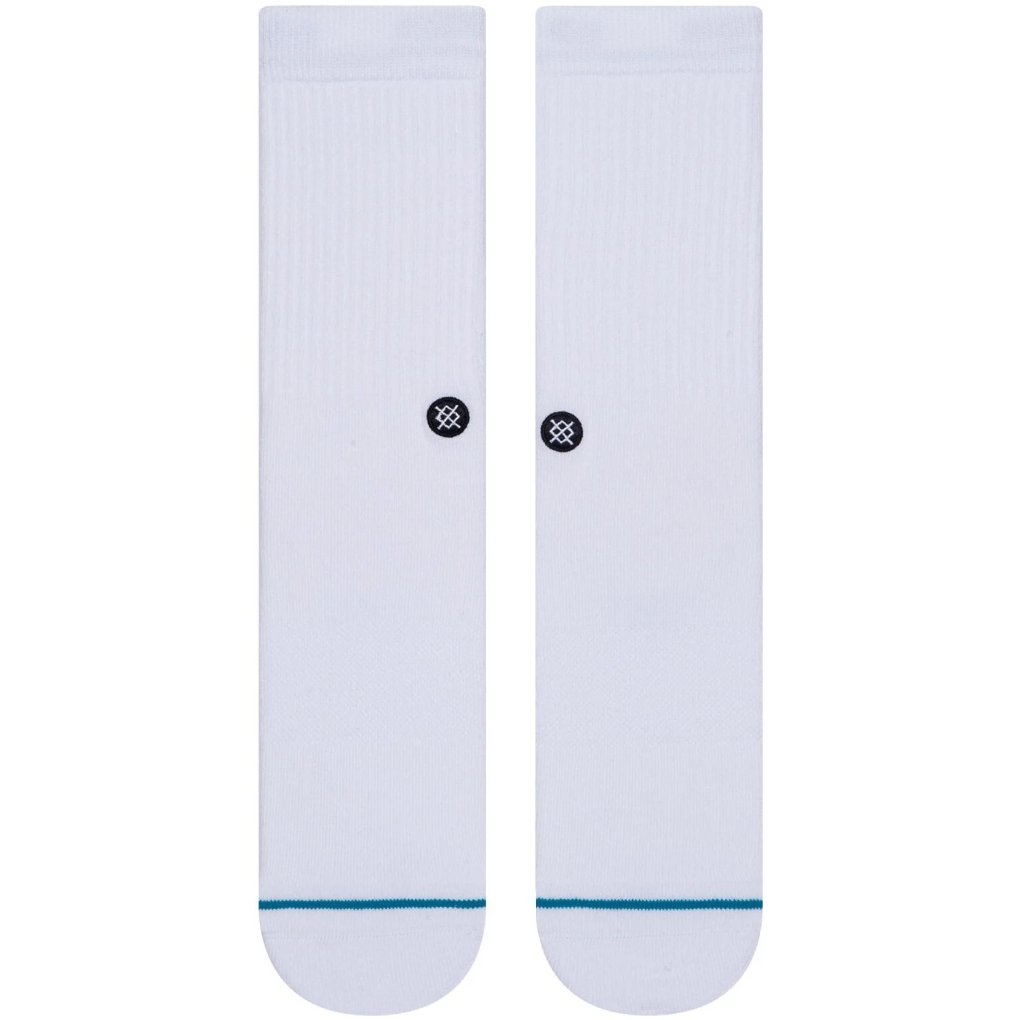 Stance Icon Crew Socks Unisex - white/black