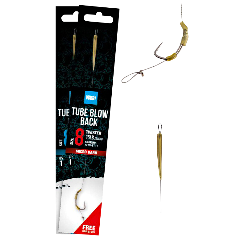 Nash Tube Blow Back Rig, Barbed