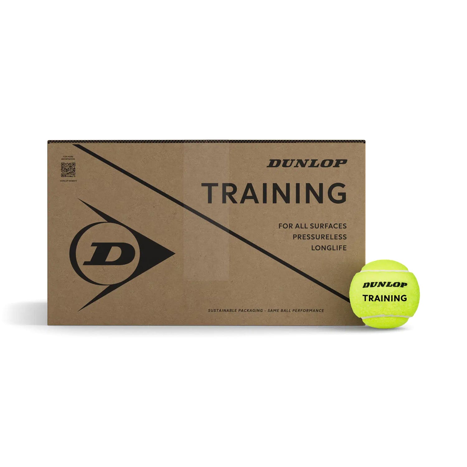 72-BALL DUNLOP TRAINING YLW 72BOX