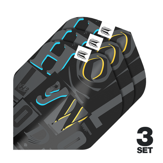 Target Pro Ultra Chris Dobey No2 Standard Flights - 3 Sets