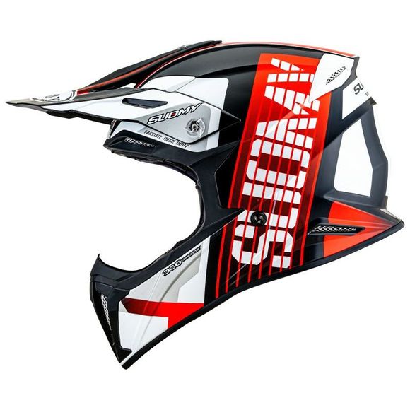 Suomy X-WING cross helmet - AMPED 2026 - Black / RedRef : SU0438