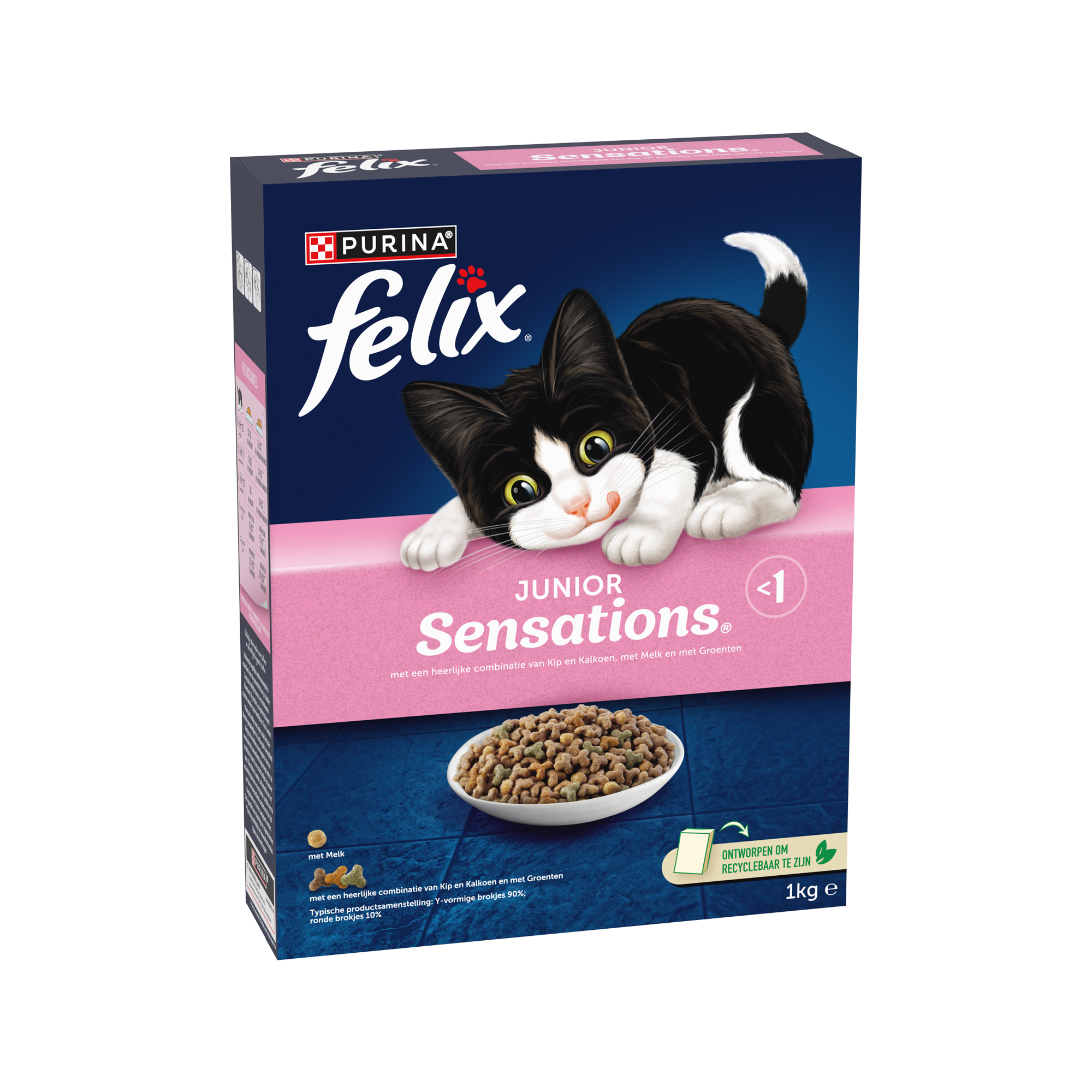 Felix Sensations Junior - Kitten - Chicken, Turkey and Vegetables - 1 kg