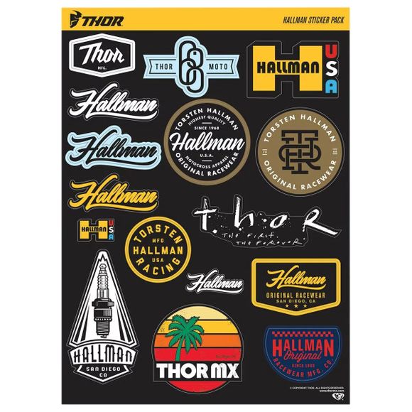 Thor S20 HALLMAN sticker sheetRef: TO3140 / 43202182