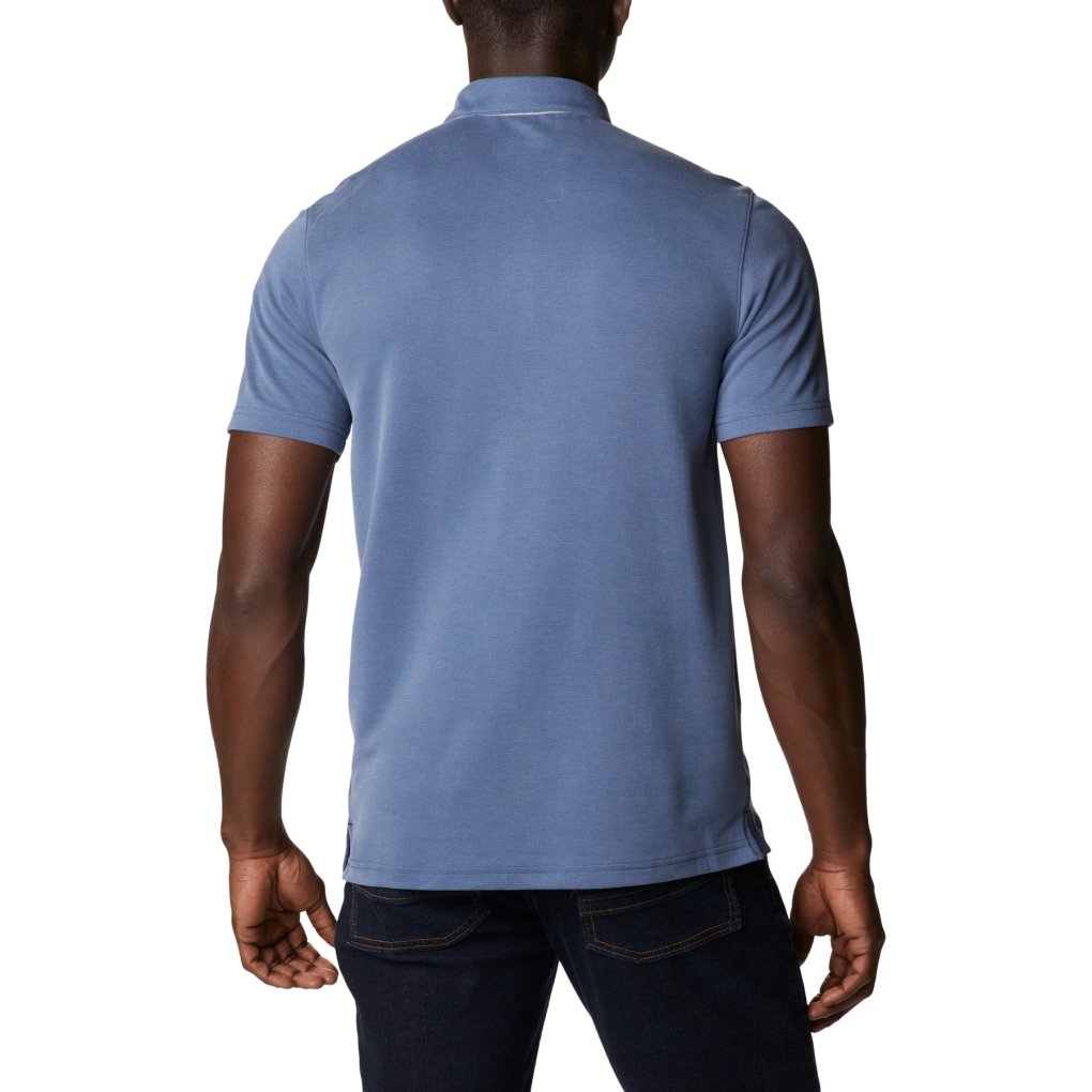 Columbia Nelson Point Poloshirt Men - Dark Mountain