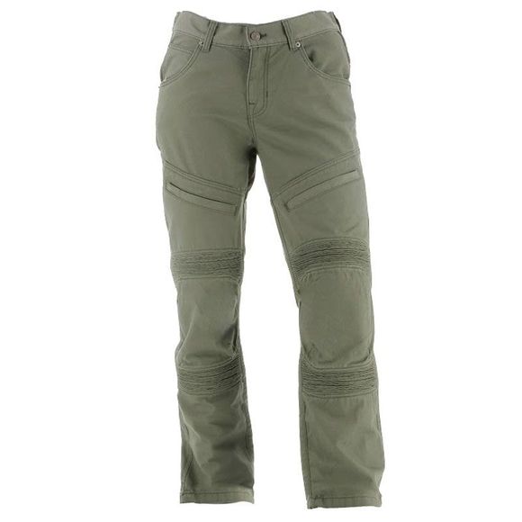 Helstons Roadsign Motorcycle Jeans - Straight / Regular - GreenRef: HS1075