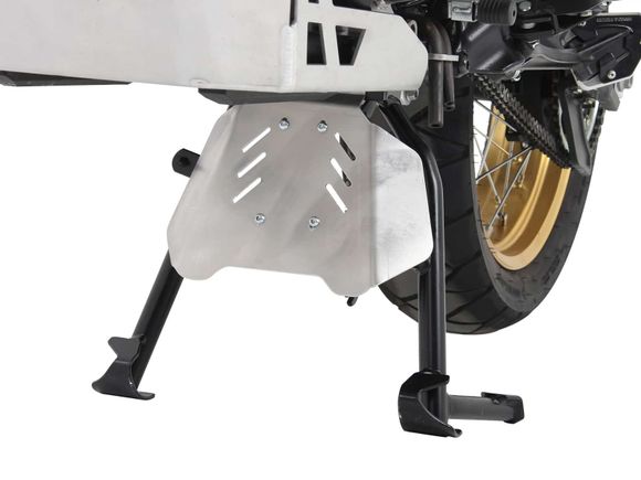 Hepco & Becker engine guard on Hepco & Becker central stand - Alu/anodised aluminum?Ref: Hbe02671A / 4217994 00 12