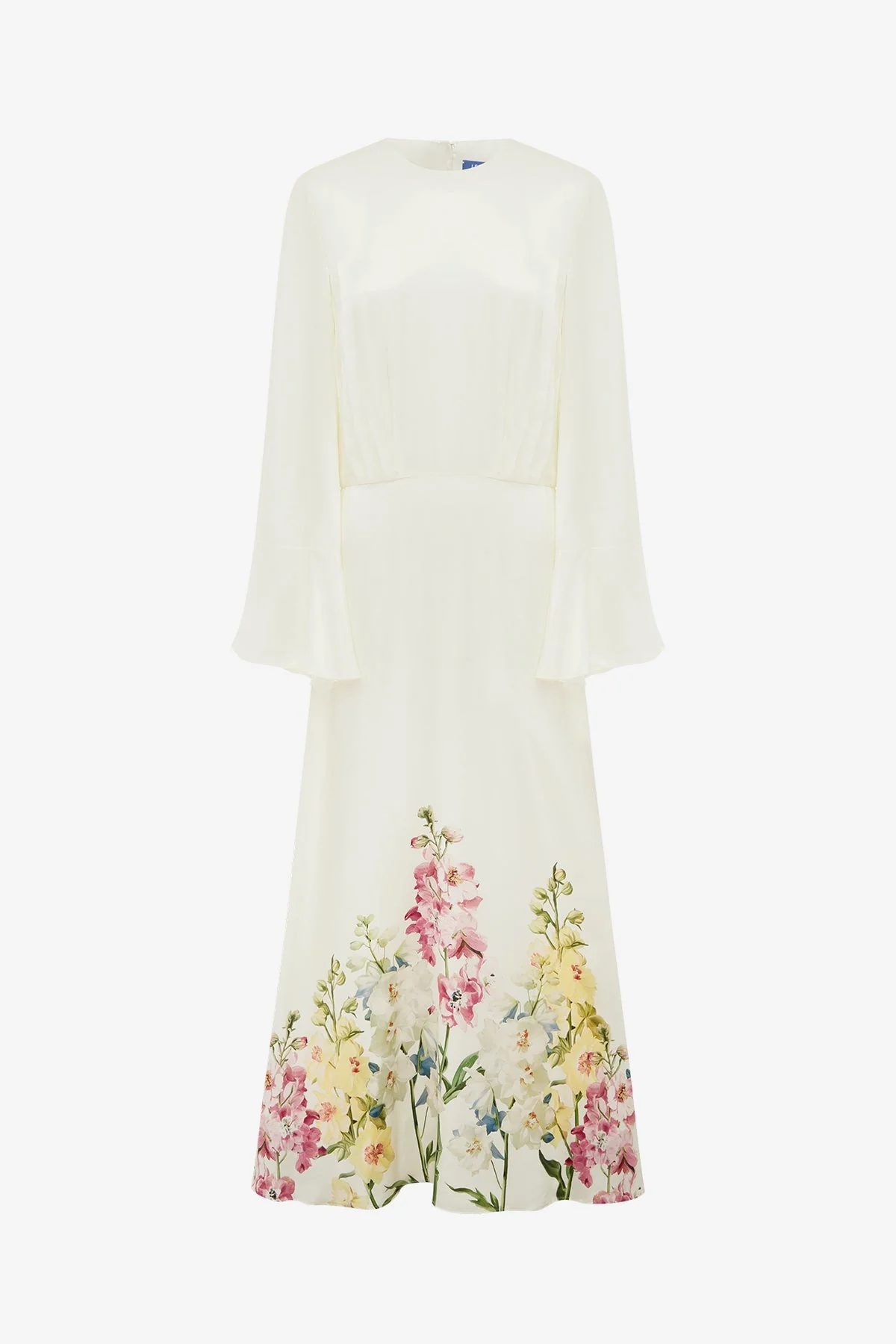 Kinsley Maxi Dress - Snapdragon Print in Snow