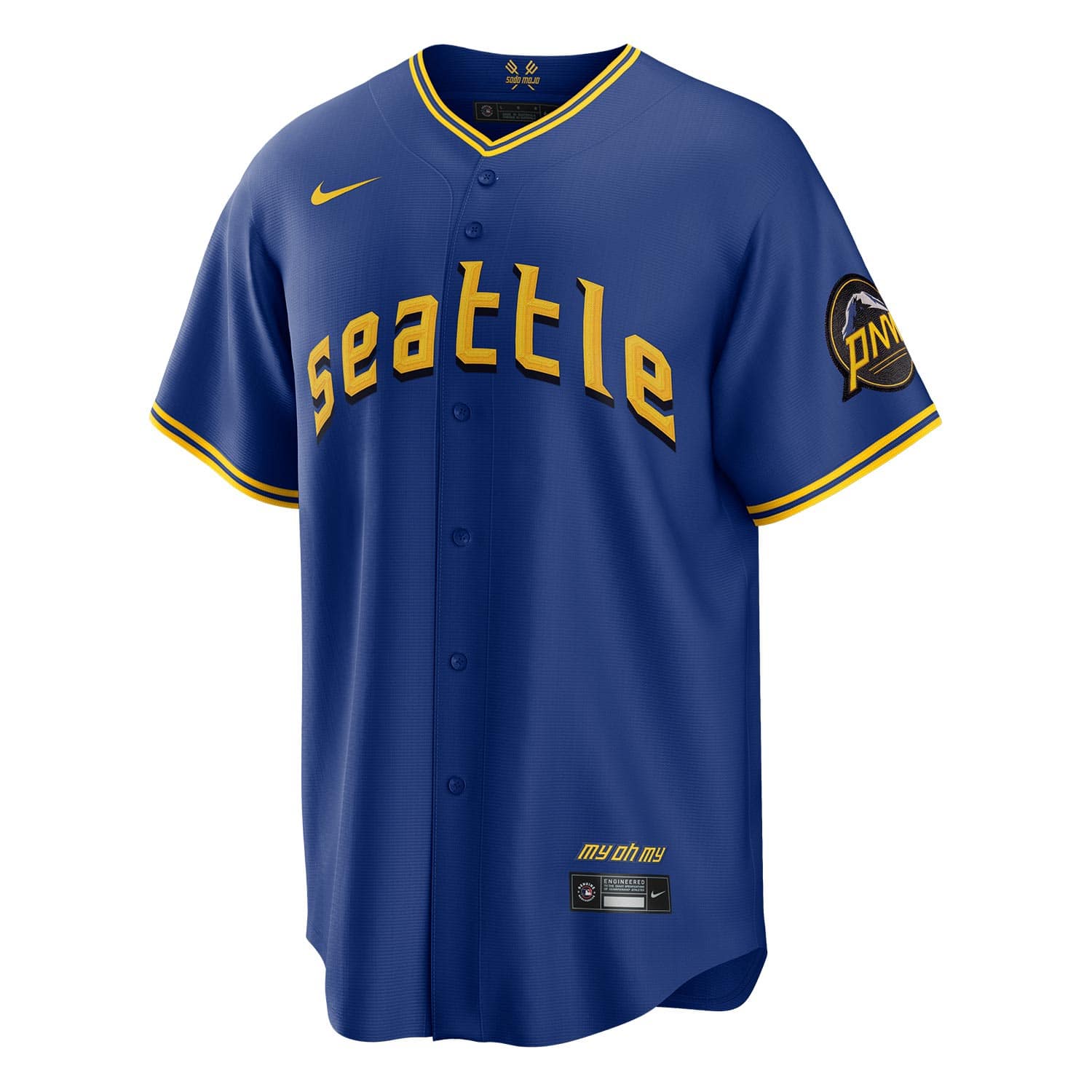 Seattle Mariners Nike City Connect MLB Jersey Blue
