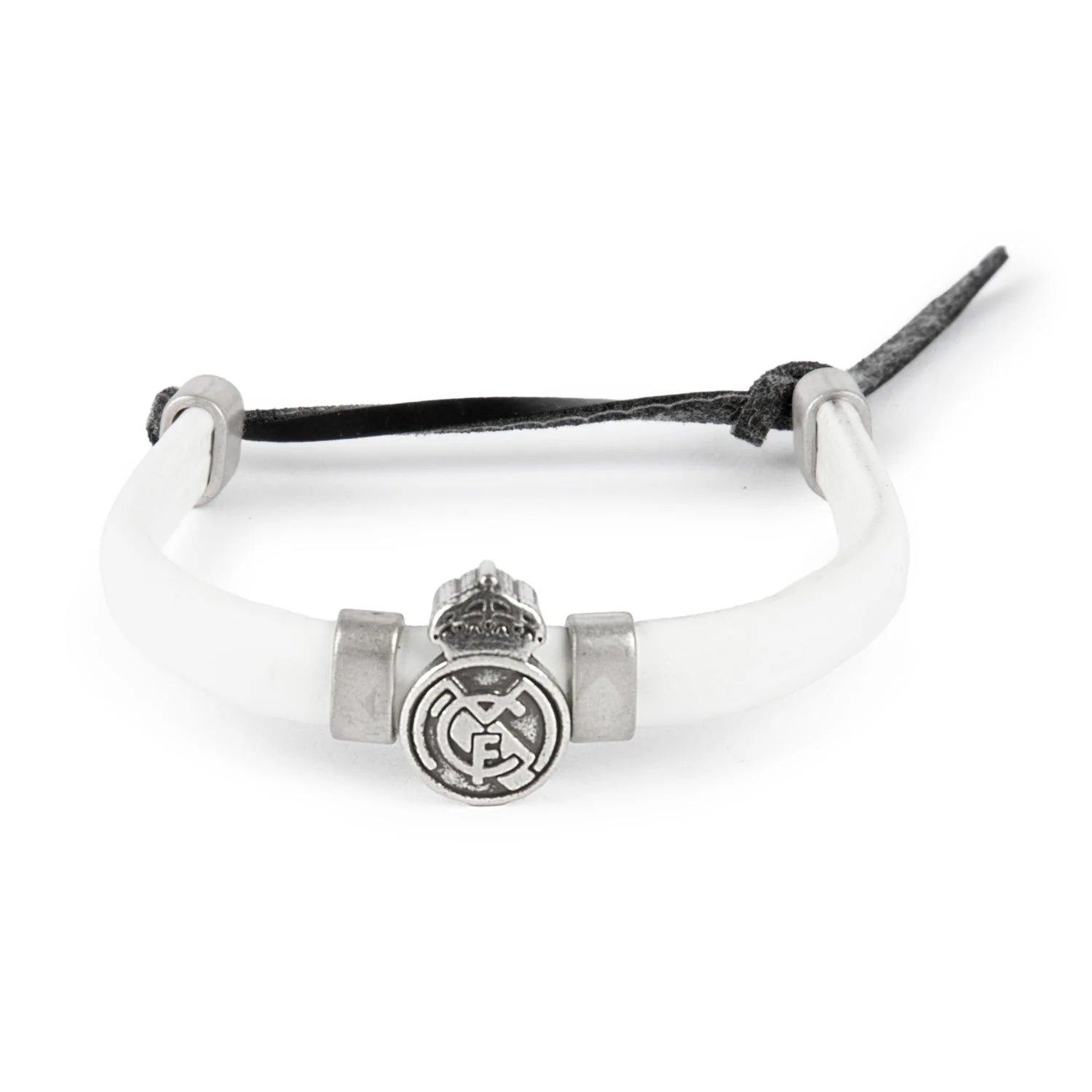 White Real Madrid Adjustable Bracelet